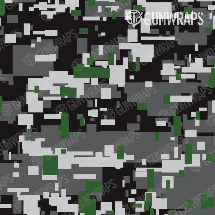 Binocular Digital Urban Green Camo Gear Skin Pattern