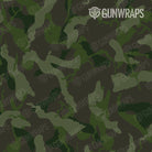 Pistol Slide Ragged Army Dark Green Camo Gun Skin Pattern