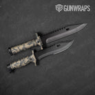 Ragged Army Camo Knife Gear Skin Vinyl Wrap