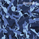 Universal Sheet Ragged Blue Urban Night Camo Gun Skin Pattern