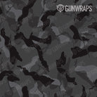 AR 15 Mag Well Ragged Elite Black Camo Gun Skin Pattern