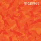 Rifle Ragged Elite Orange Camo Gun Skin Pattern