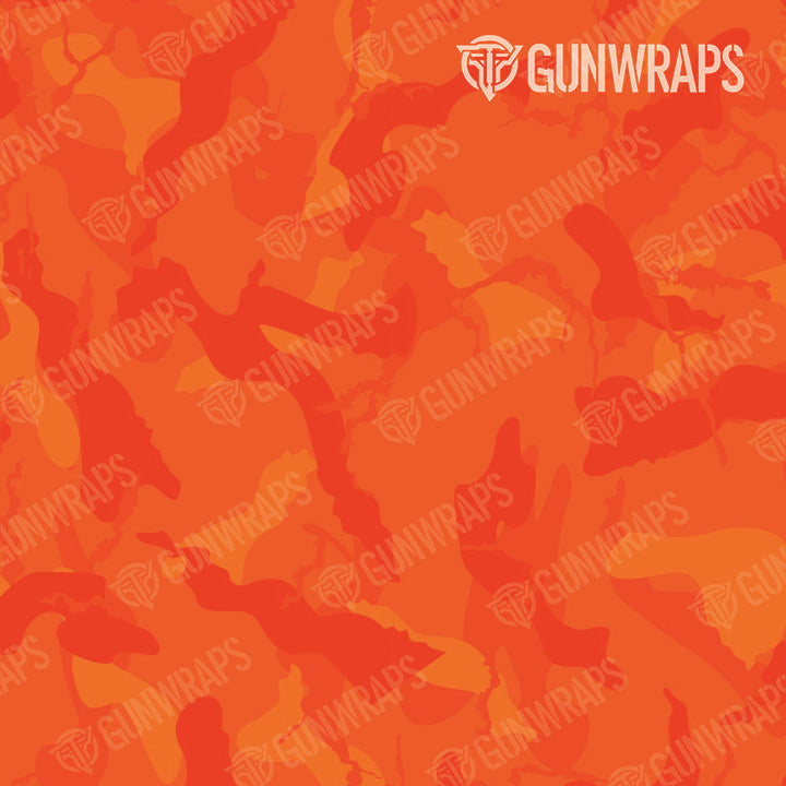 Rifle Ragged Elite Orange Camo Gun Skin Pattern