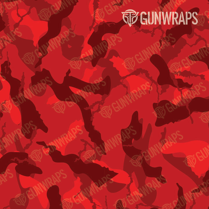 Pistol & Revolver Ragged Elite Red Camo Gun Skin Pattern