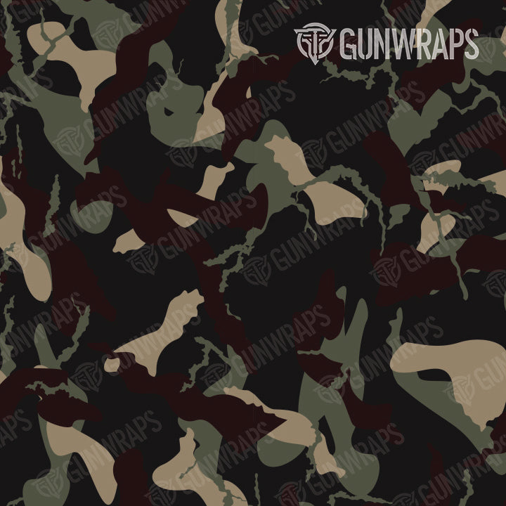 AK 47 Mag Ragged Militant Blood Camo Gun Skin Pattern