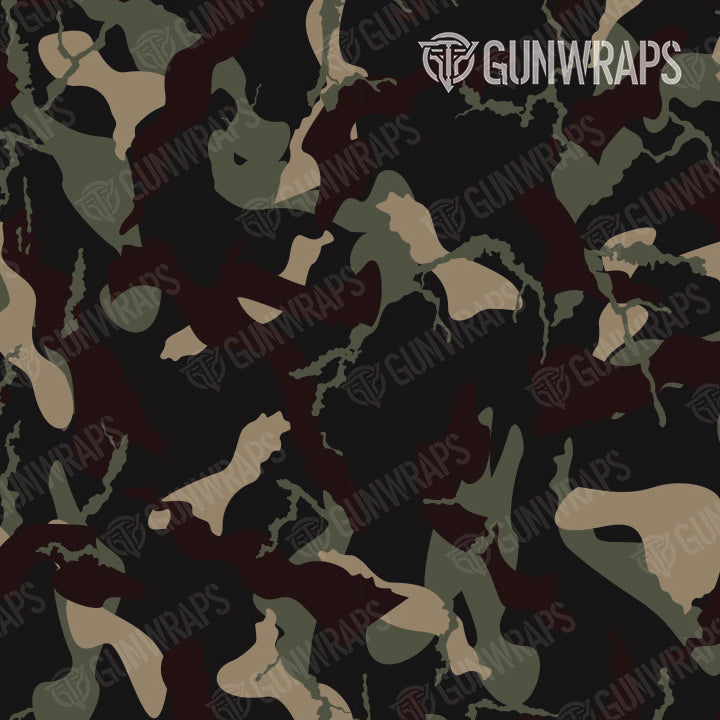 Universal Sheet Ragged Militant Blood Camo Gun Skin Pattern