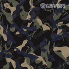 Universal Sheet Ragged Militant Blue Camo Gun Skin Pattern