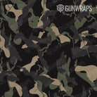 Rifle Ragged Militant Charcoal Camo Gun Skin Pattern