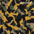 AK 47 Mag Ragged Militant Yellow Camo Gun Skin Pattern