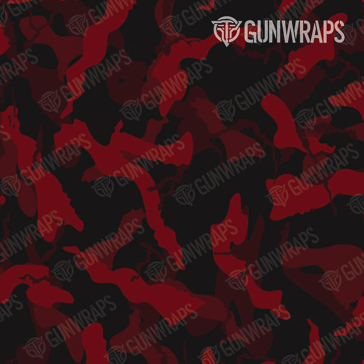 AK 47 Ragged Vampire Red Camo Gun Skin Pattern