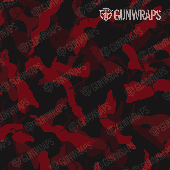 Tactical Ragged Vampire Red Camo Gun Skin Pattern