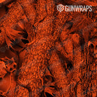 AR 15 Mag Nature Orange Forest Camo Gun Skin Pattern