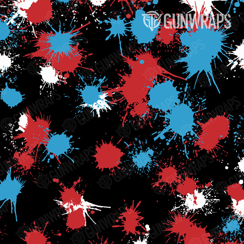 Rifle Paintball America Gun Skin Pattern