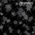 Universal Sheet Paintball Elite Black Gun Skin Pattern