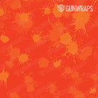 AR 15 Mag Paintball Elite Orange Gun Skin Pattern