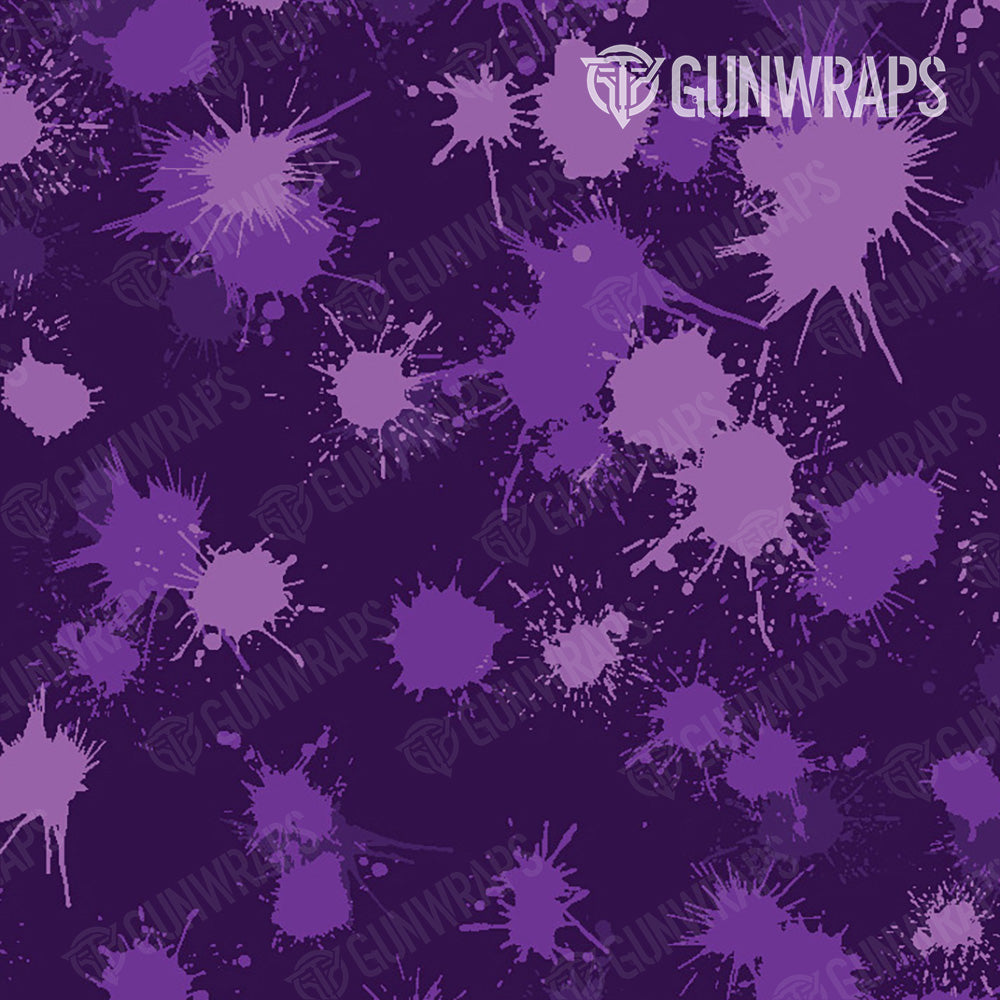 AR 15 Paintball Elite Purple Gun Skin Pattern