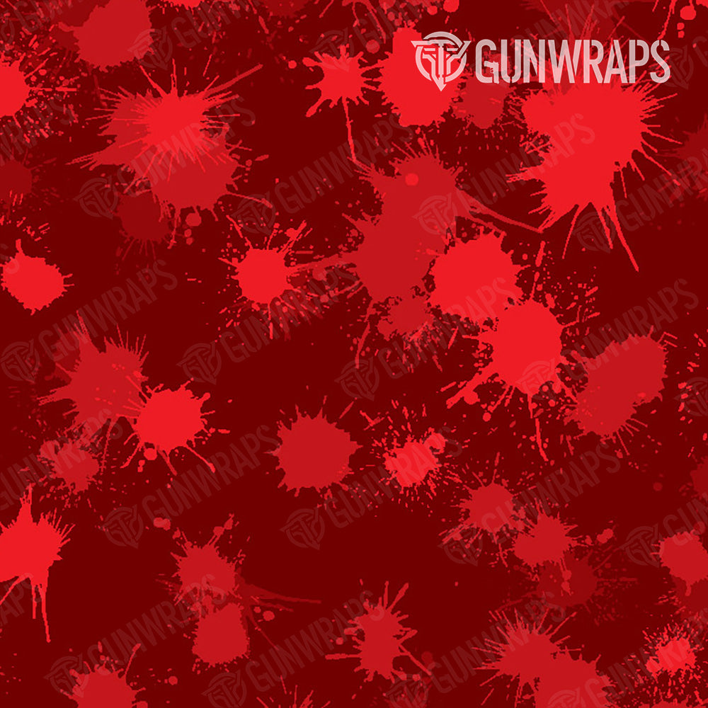 AR 15 Paintball Elite Red Gun Skin Pattern