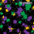 AR 15 Paintball Mardi Gras Gun Skin Pattern