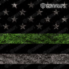 Rifle Patriotic Green Flag Gun Skin Pattern