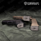 Exclusive Grayscale Don't Tread On Me Gun Skin Vinyl Wrap