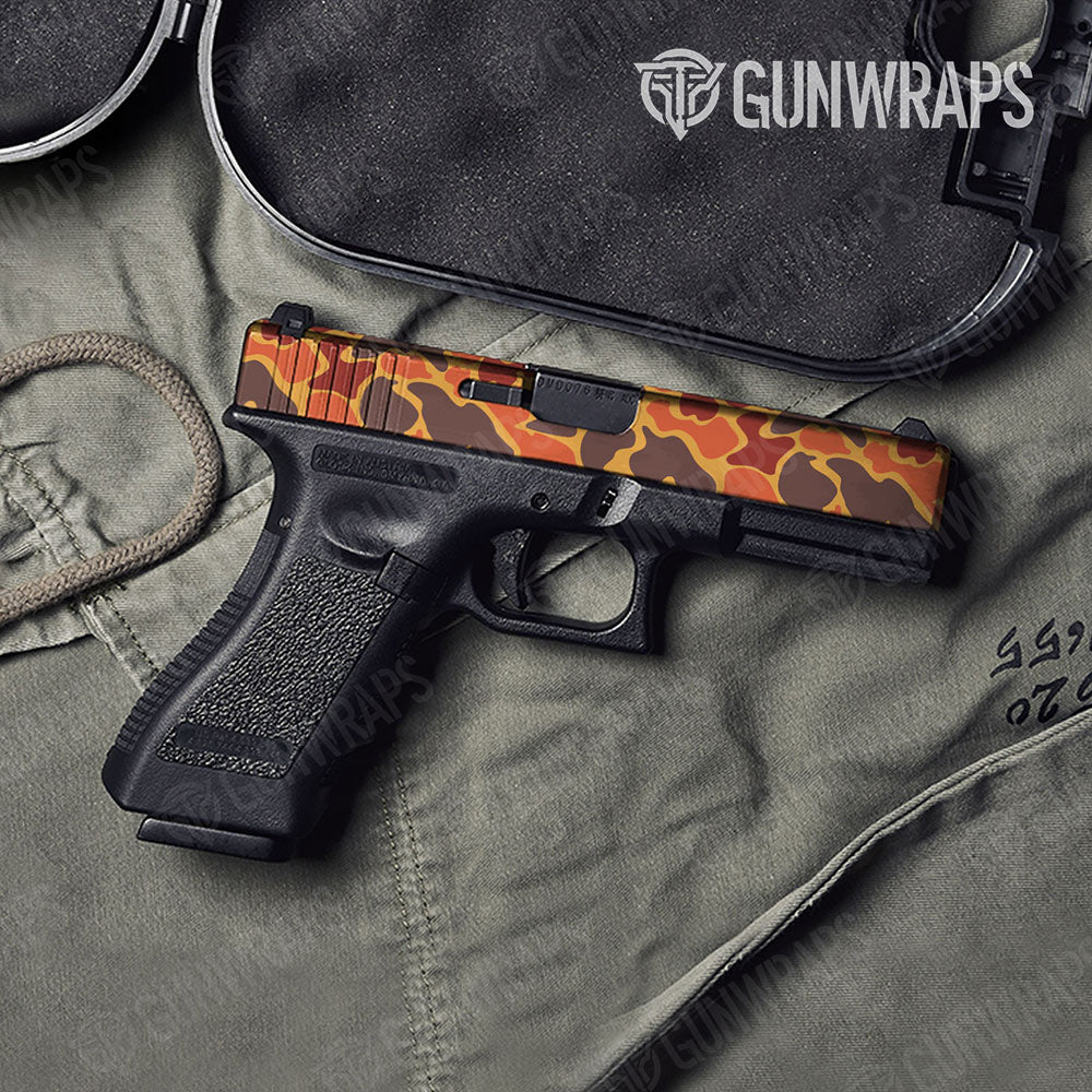 Old School Duck Autumn Gun Skin Vinyl Wrap