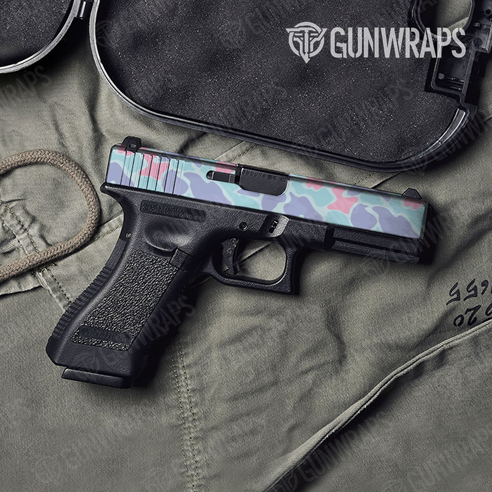 Old School Duck Cotton Candy Gun Skin Vinyl Wrap