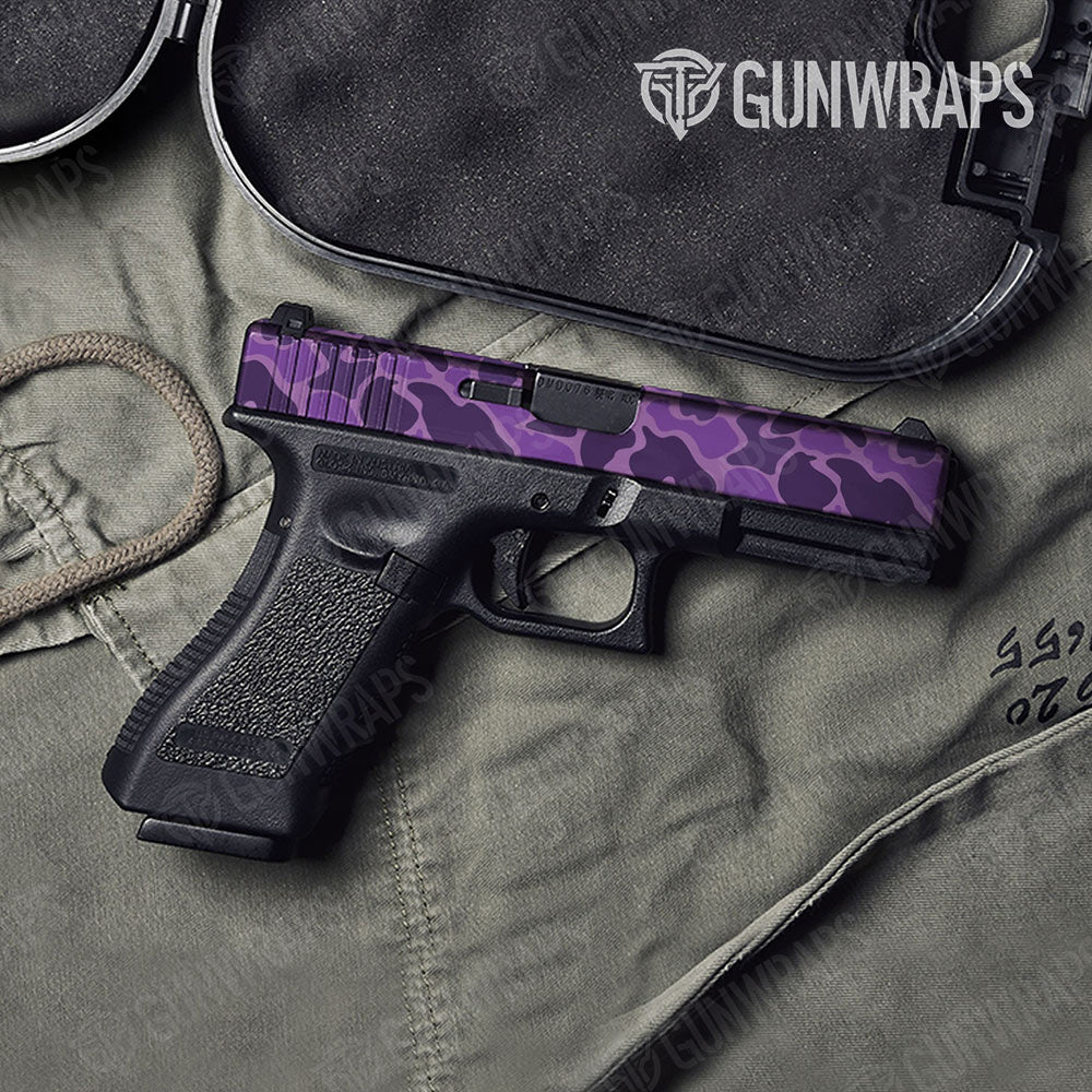 Old School Duck Elite Purple Gun Skin Vinyl Wrap