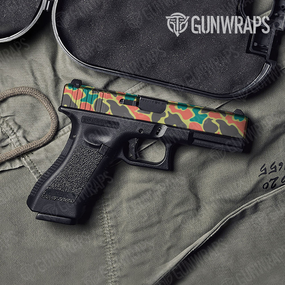 Old School Duck Fiesta Gun Skin Vinyl Wrap