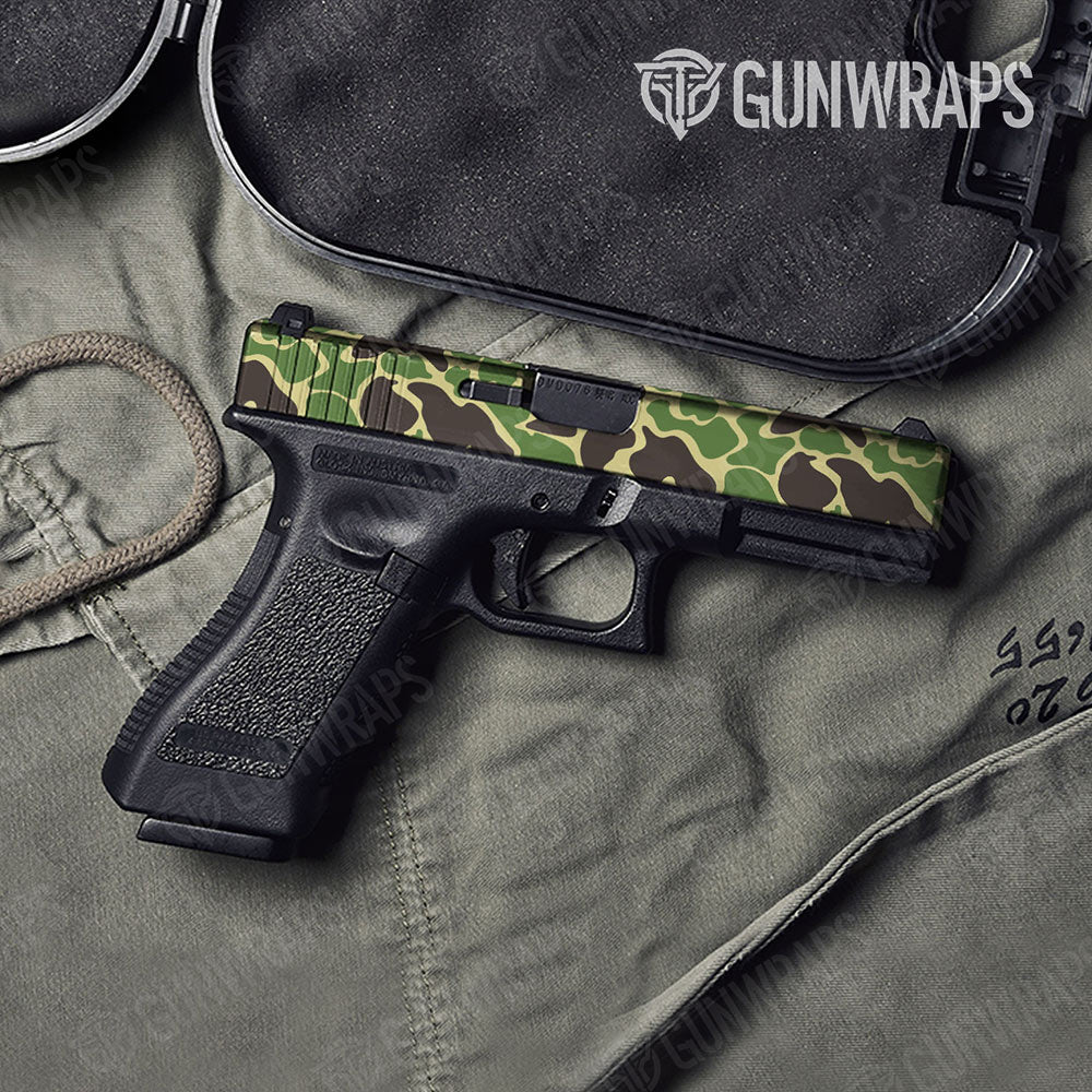 Old School Duck Jungle Gun Skin Vinyl Wrap