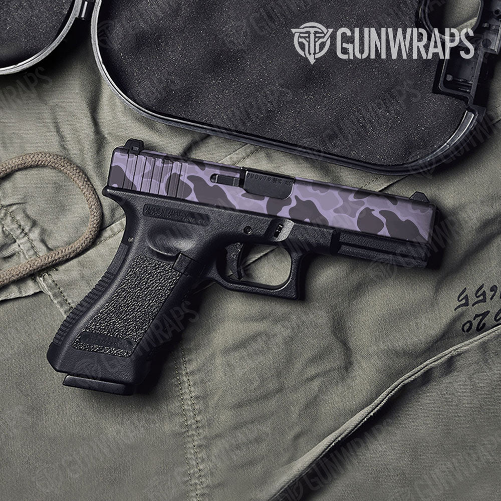 Old School Duck Lilac Gun Skin Vinyl Wrap