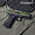 Old School Duck Mardi Gras Gun Skin Vinyl Wrap