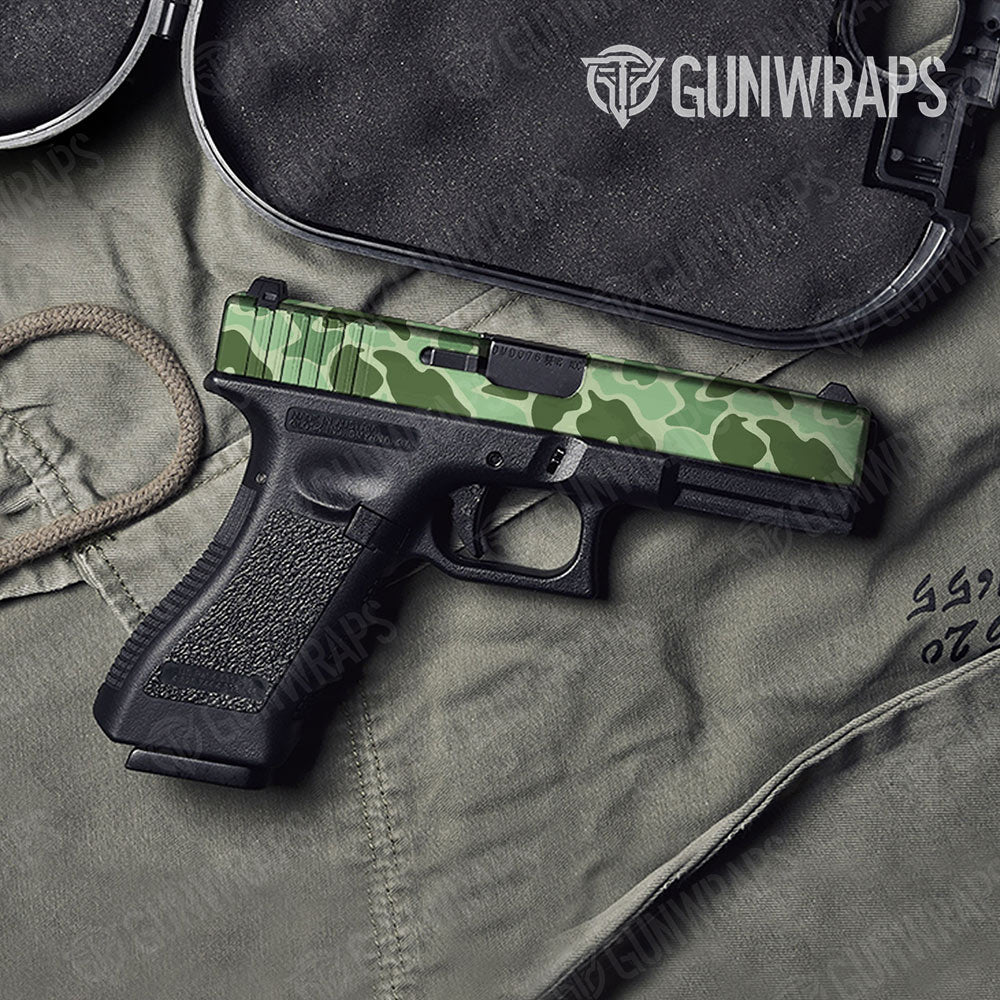 Old School Duck Pistachio Gun Skin Vinyl Wrap
