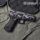 Old School Duck Purple Tiger Gun Skin Vinyl Wrap