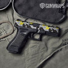 Old School Duck Yellow Tiger Gun Skin Vinyl Wrap