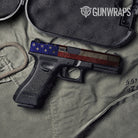 Patriotic American Flag Gun Skin Vinyl Wrap