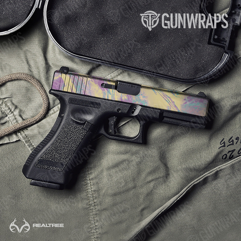 Pistol Slide Realtree Aspect Easter Camo Gun Skin Vinyl Wrap