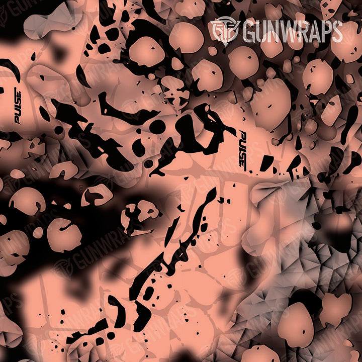 AR 15 Mag Well Pulse Coral Camo Gun Skin Pattern