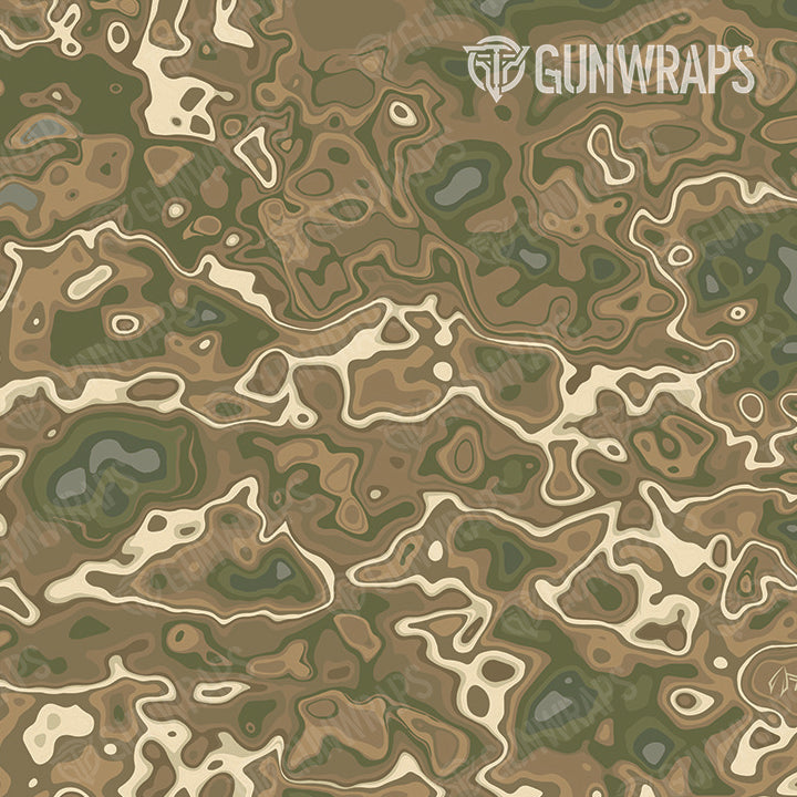 AR 15 Mag & Mag Well RELV Moab Camo Gun Skin Pattern Film