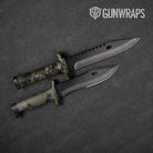 Knife RELV X3 Tunnel Rat Camo Gear Skin Vinyl Wrap Film