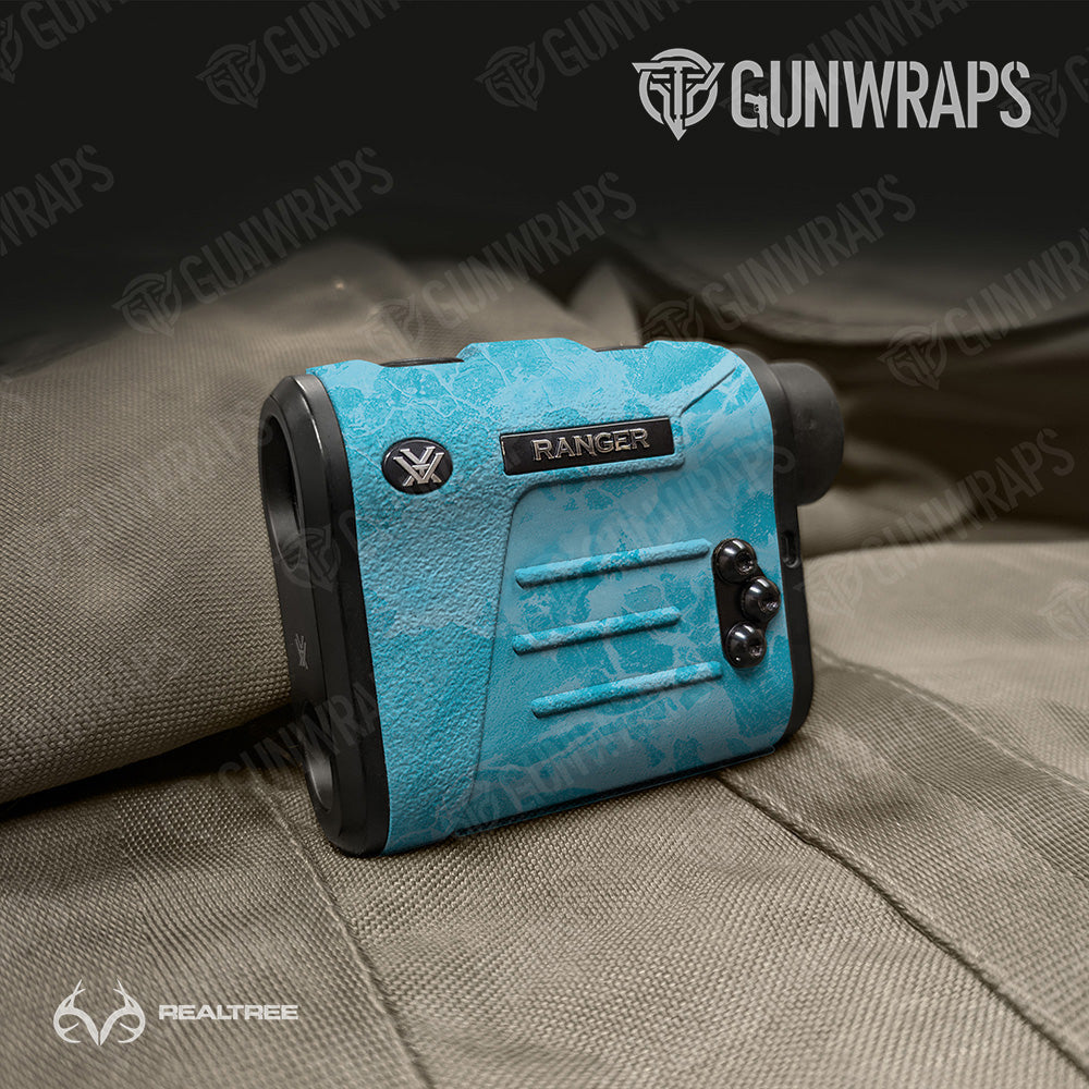 Rangefinder Realtree WAV3 Light Blue Camo Gun Skin Vinyl Wrap