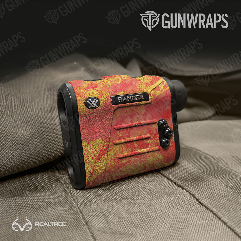 Rangefinder Realtree WAV3 Solar Blaze Camo Gun Skin Vinyl Wrap