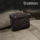 Vivid Hex Red Gun Skin Vinyl Wrap