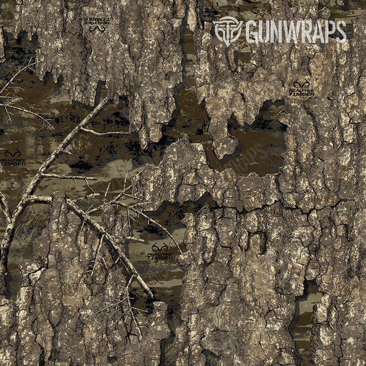 AR 15 Mag Well Realtree Timber Camo Pattern Skin