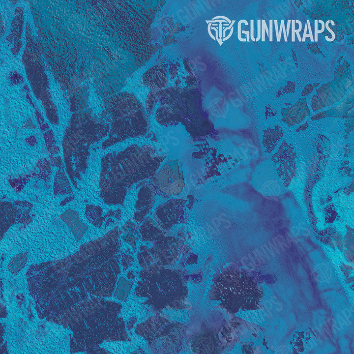 Universal Sheet Realtree WAV3 Standard Blue Camo Pattern Skin