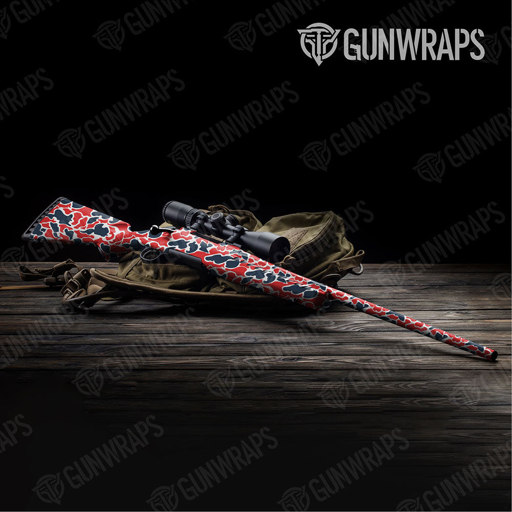 Old School Duck America Gun Skin Vinyl Wrap