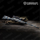 Old School Duck Blue Tiger Gun Skin Vinyl Wrap