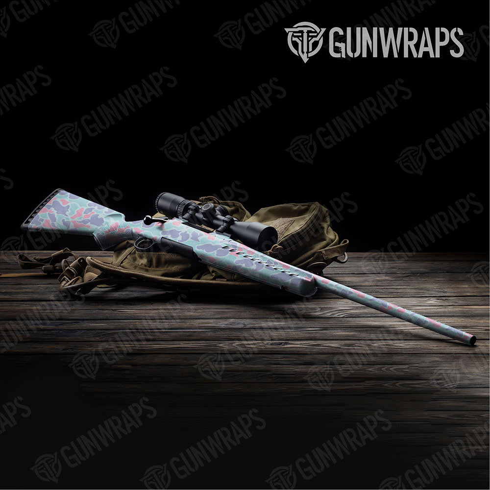 Old School Duck Cotton Candy Gun Skin Vinyl Wrap