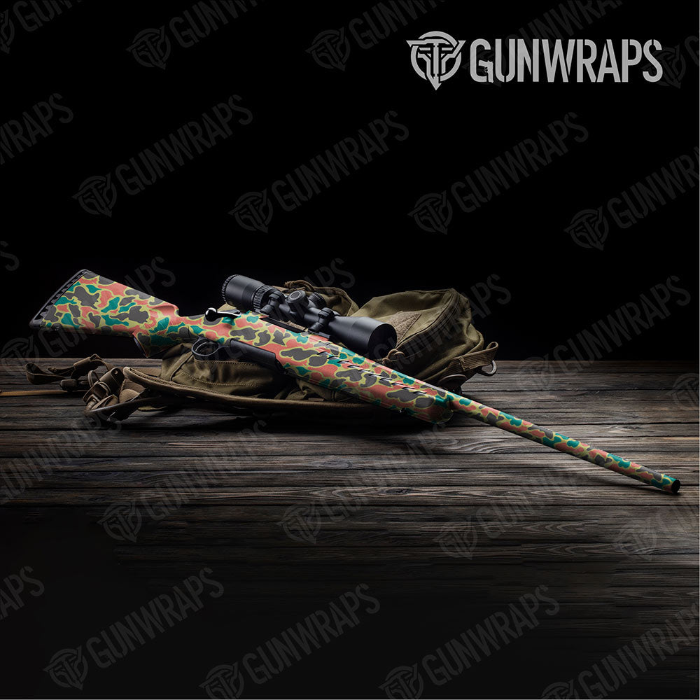 Old School Duck Fiesta Gun Skin Vinyl Wrap