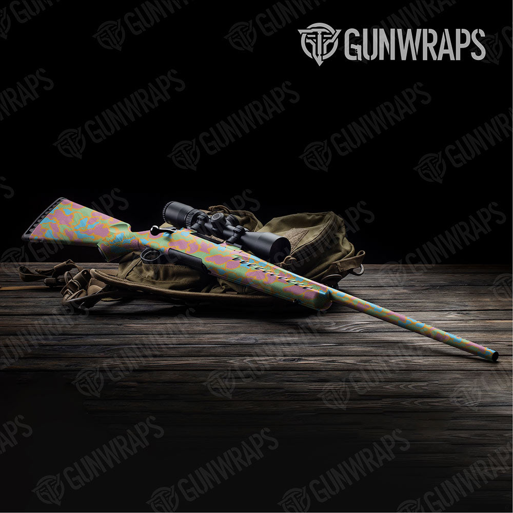 Old School Duck Sherbert Gun Skin Vinyl Wrap