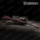 Old School Duck Vampire Red Gun Skin Vinyl Wrap